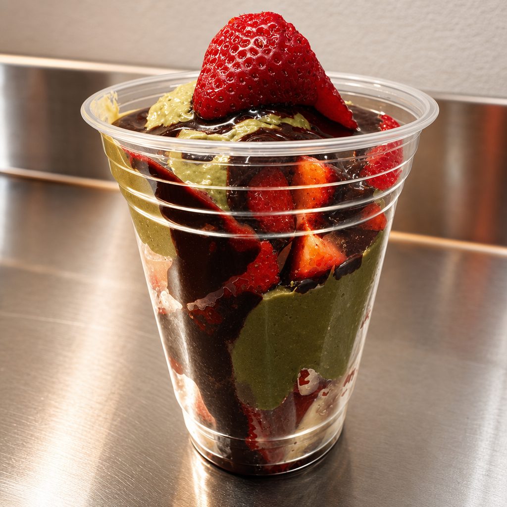 Dubai Chocolate Strawberry Cups 8 oz (Albany Location).